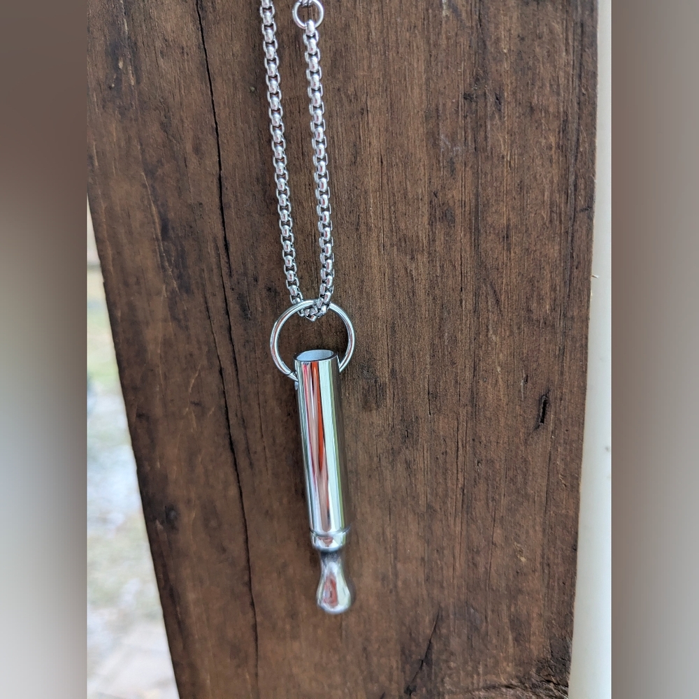 Unisex Stainless Calm Breathing Necklace - Picture 10 of 16